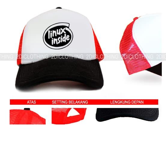 Diskon 10%!! Topi Insight Linux U002F Topi Trucker Distro Insight - ready stock