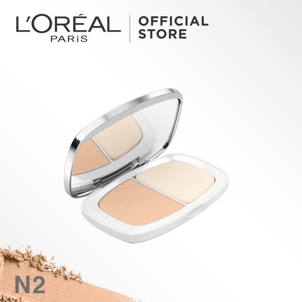 L'Oreal Paris Powder Foundation True Match Two Way Cake N2 Full Coverage