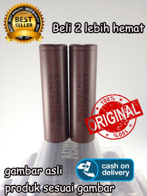 Big Store- Baterai LG Vape Vapor Original Type HG2 3000mAh 20A - 18650