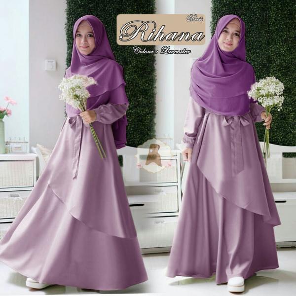 RIHANA SYARI - BAJU MUSLIM MURAH TERBARU 2018 GROSIR GAMIS SYARI BUSUI PAKAIAN WANITA BUSANA PESTA MODERN CELANA SETELAN MAXIDRESS ATASAN COUPLE KHIMAR