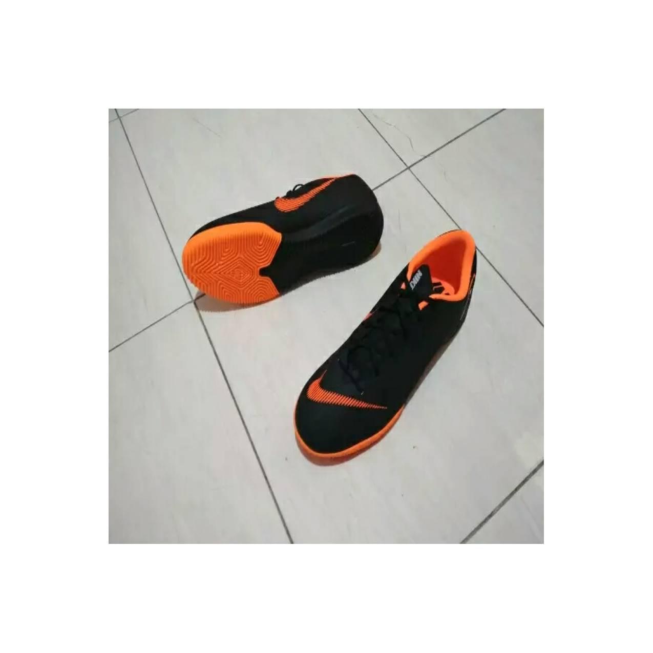 SEPATU FUTSAL NIKE VAPOR X 12 ACADEMY IC BLACK AH7383-081 ORIGINAL