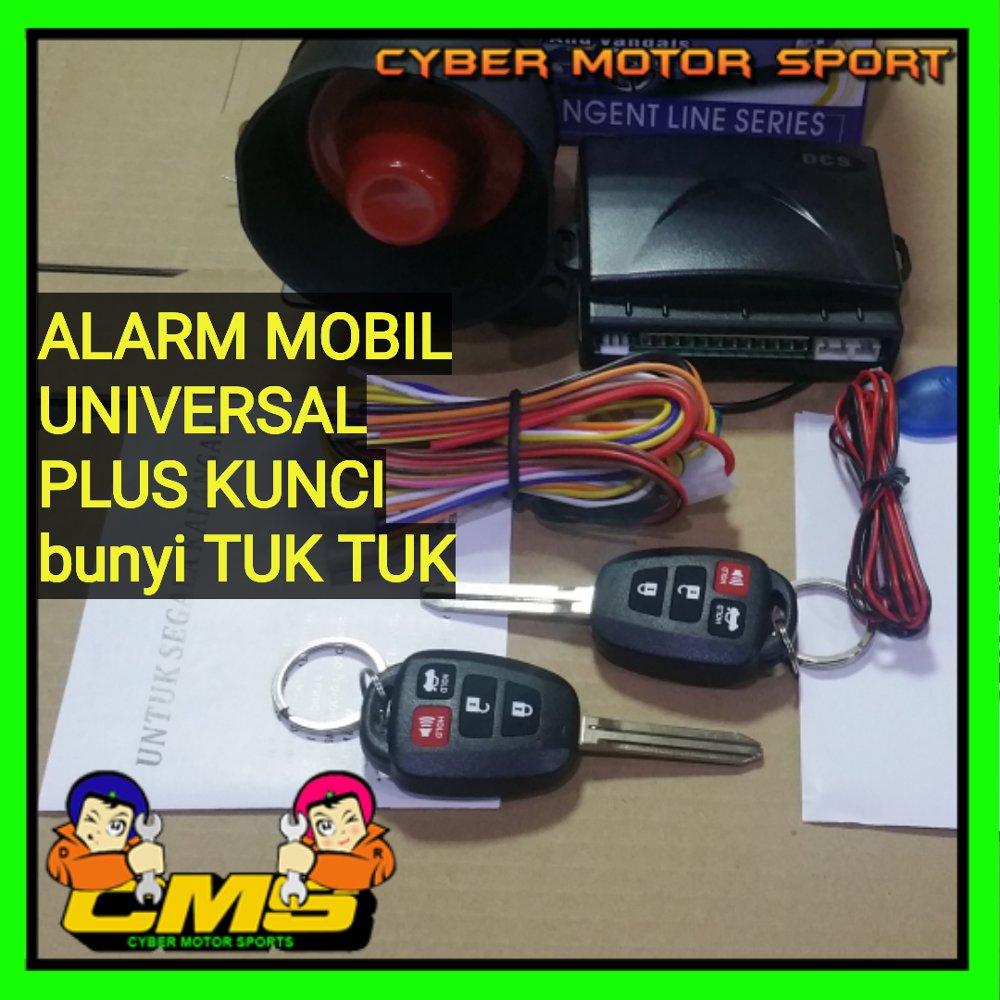 Alarm mobil universal remot plus kunci. Alarm mobil tuk tuk