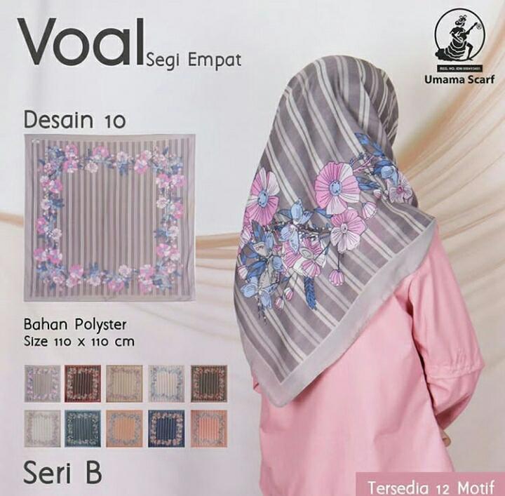 umama hijab scarf voal motif (chat untuk pilihan warna dan motif at tulis dialamat) umama hijab segiempat motif jilbab motif