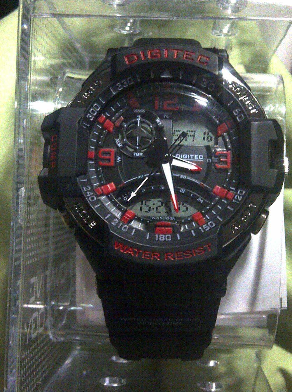 Jam tangan pria sports man trendy outdoor DIGITEC Orange Black waterproof original 2057 sports man di lapak SALE STOKIST sale_stokist