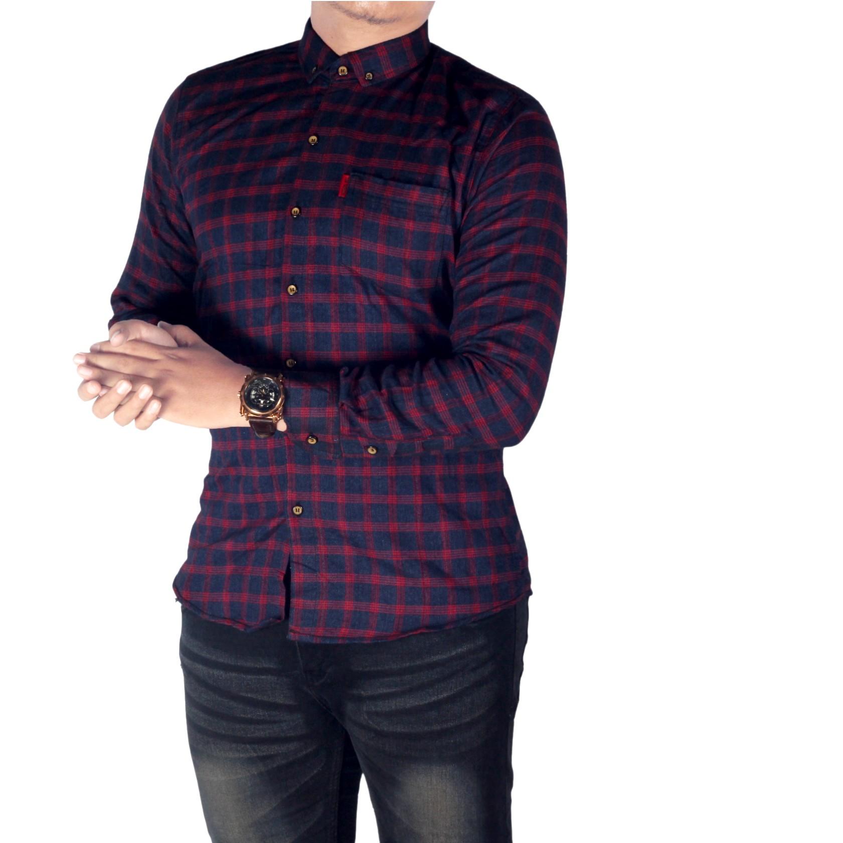 Dgm_Fashion1 Kemeja Pria Lengan Panjang Flanel/Kemeja Polos Pria/Kemeja Formal/Kemeja Panjang/Kemeja Oxford/Kemeja Denim/Kemeja Distro/Kemeja Pantai/Kemeja Casual/Kemeja Batik/Kemeja Jeans/Kemeja Flanel PX 5673