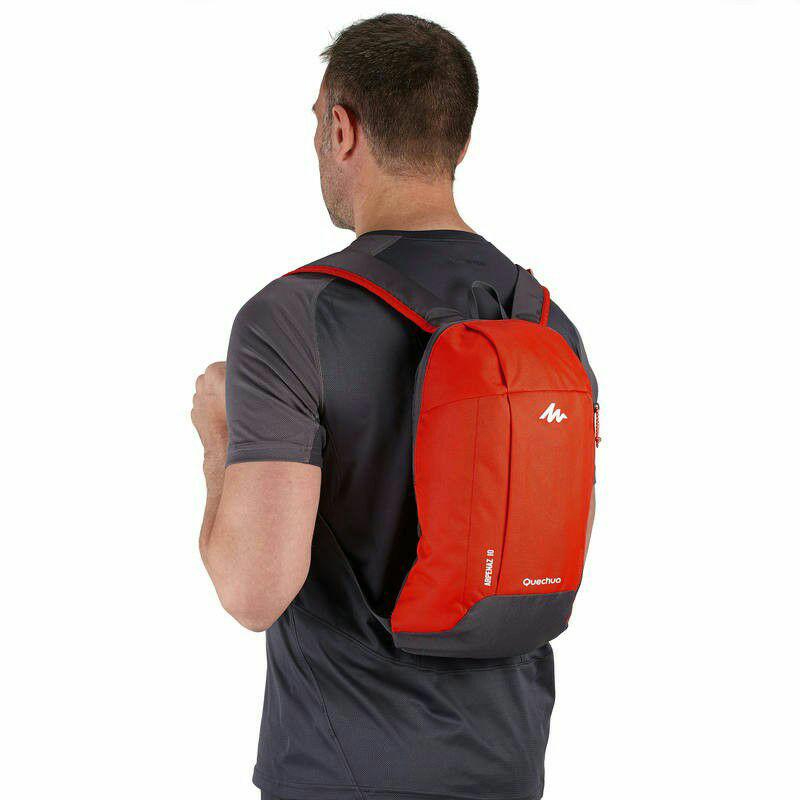 Tas Ransel Decathlon Quechua Arpenaz 10L Merah