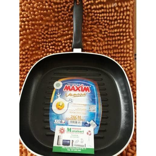 Maxim Wajan/Alat Panggang/Pemanggang Square Grill Teflon 26 Cm - D8sdkf