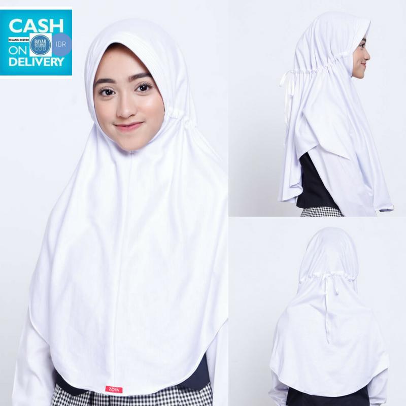 Zoya Kerudung Anak / Kerudung sekolah / Bergo / Hizab Instant Medium