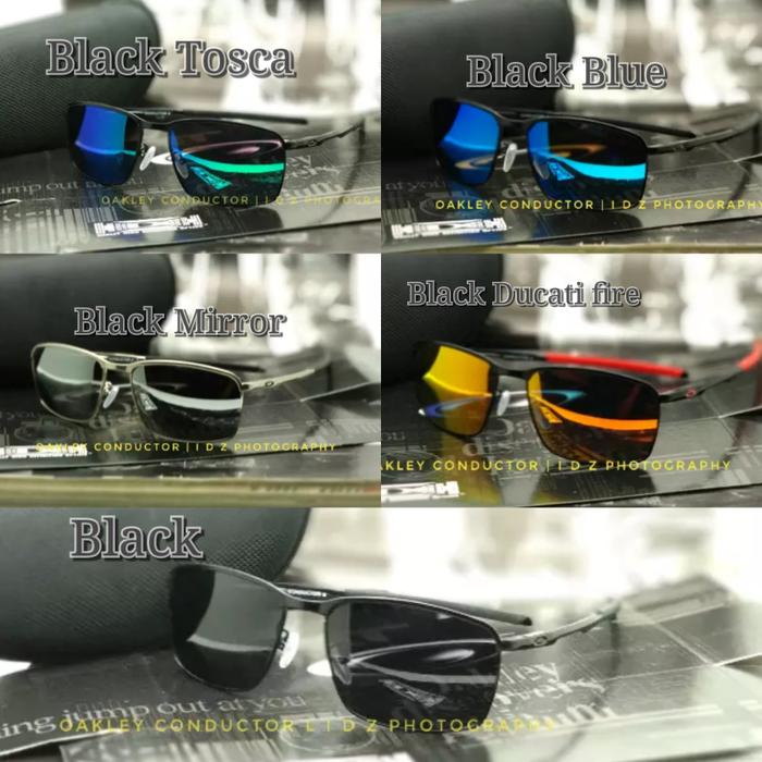 DISKON Kacamata Oakley Conductor 8 Black Kacamata Polarized Fashion Pria TERMURAH