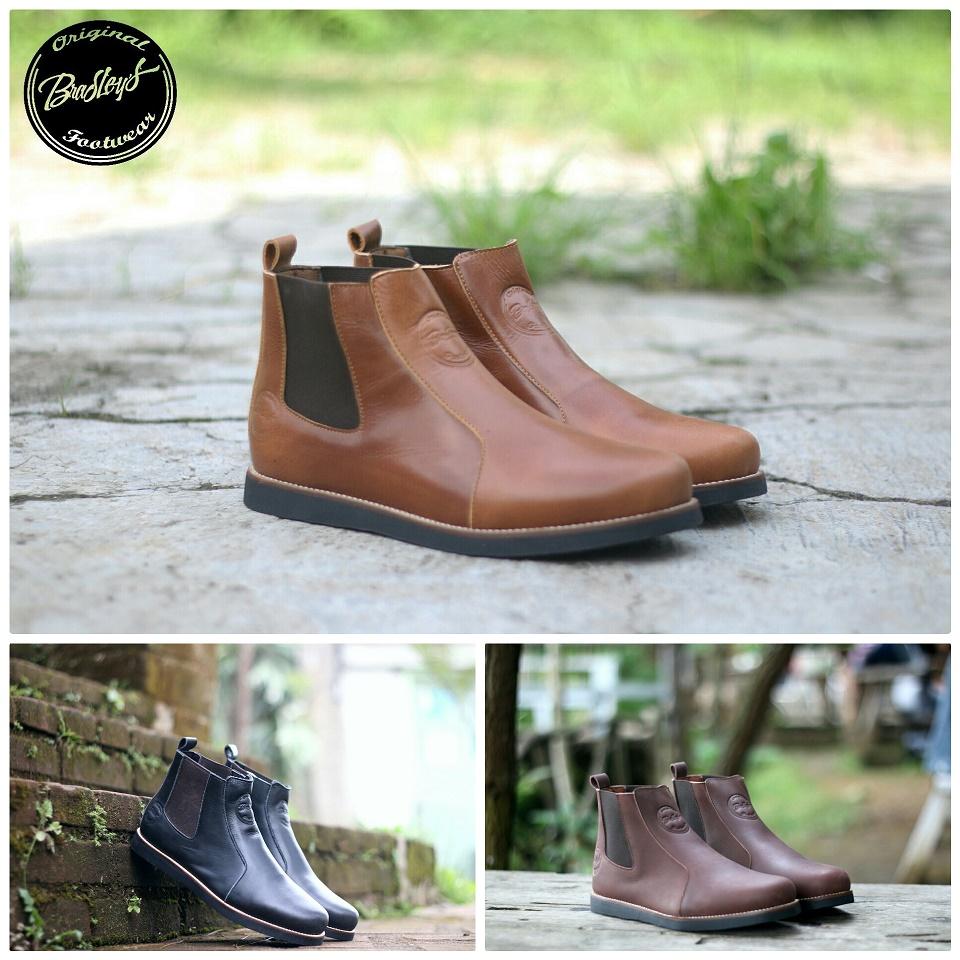 sepatu boots SEPATU BOOTS CASUAL Risleting Formal Pria Moofeat JAGUAR Slip On Kerja Formal Kulit Asli Safety Original Murah Hitam Tan Coklat SEPATU PROYEK LAPANGAN PDH PDL [ BroDo Yongki Joe Kickers Faris Pantofel PDL Touring bradleys bennet