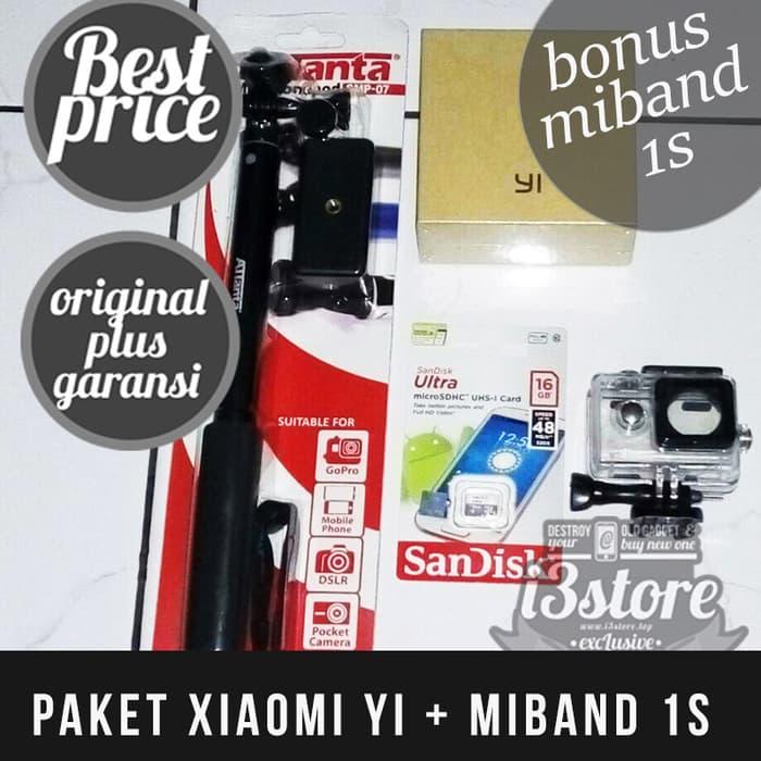 Paket Xiaomi Yi hemat lengkap (bonus mi band)