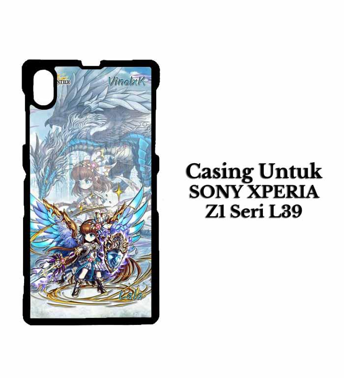 Casing XPERIA Z1 brave frontier fix Custom Hard Case Cover