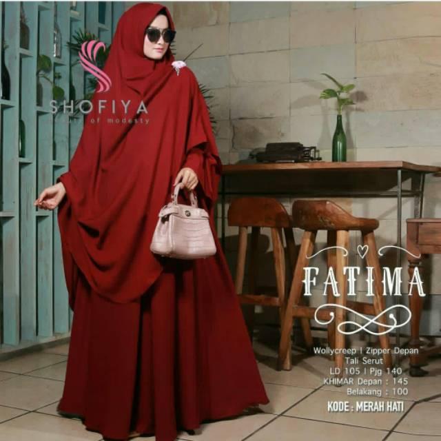 Gamis Fatima Syari by Shofiya (Broken White)