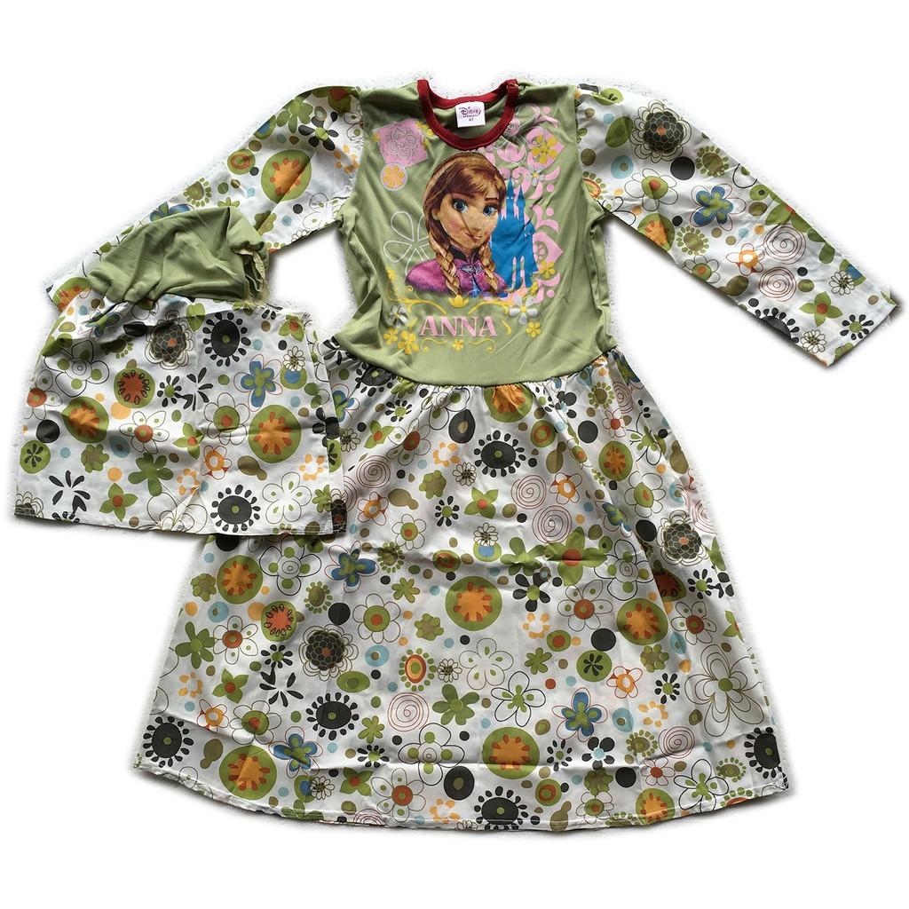 Baju Anak Perempuan Gamis Frozen #480