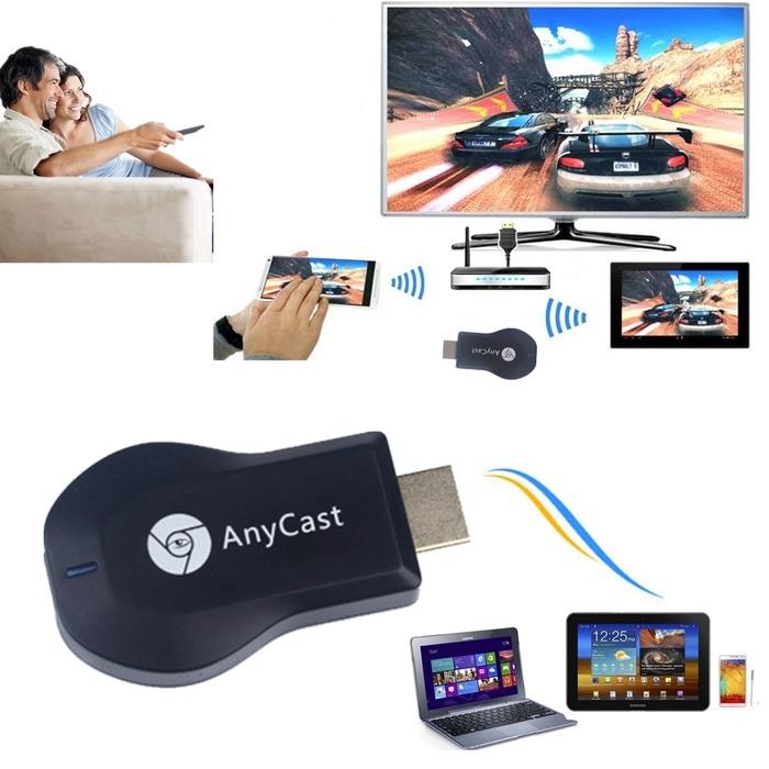 (Termurah) HDMI Dongle Wifi Anycast TV Display Receiver Wireless FULL HD Bluetooth