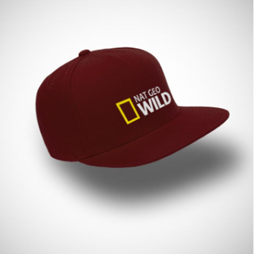 Jakarta Distro TOPI SNAPBACK National Geographic Wild MAROON PREMIUM
