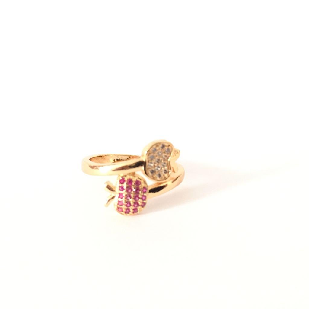 Cincin Xuping Perhiasan Wanita Double Gold - Xuping Gold