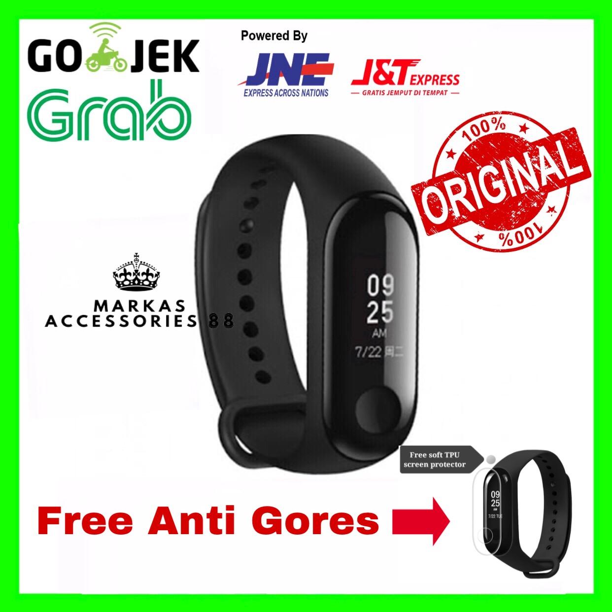 XIAOMI MI BAND 3 MIBAND FREE ANTI GORES SMART WATCH SMARTWATCH BRACELET ORIGINAL BNIB JAM TANGAN PINTAR SCREEN PROTECTOR GUARD LCD MONITOR WATERPROOF OLED DISPLAY SMARTBAND WRISTBAND MIJOBS TALI GELANG SILICONE RUBBER SCREENGUARD BUKAN TEMPERED GLASS