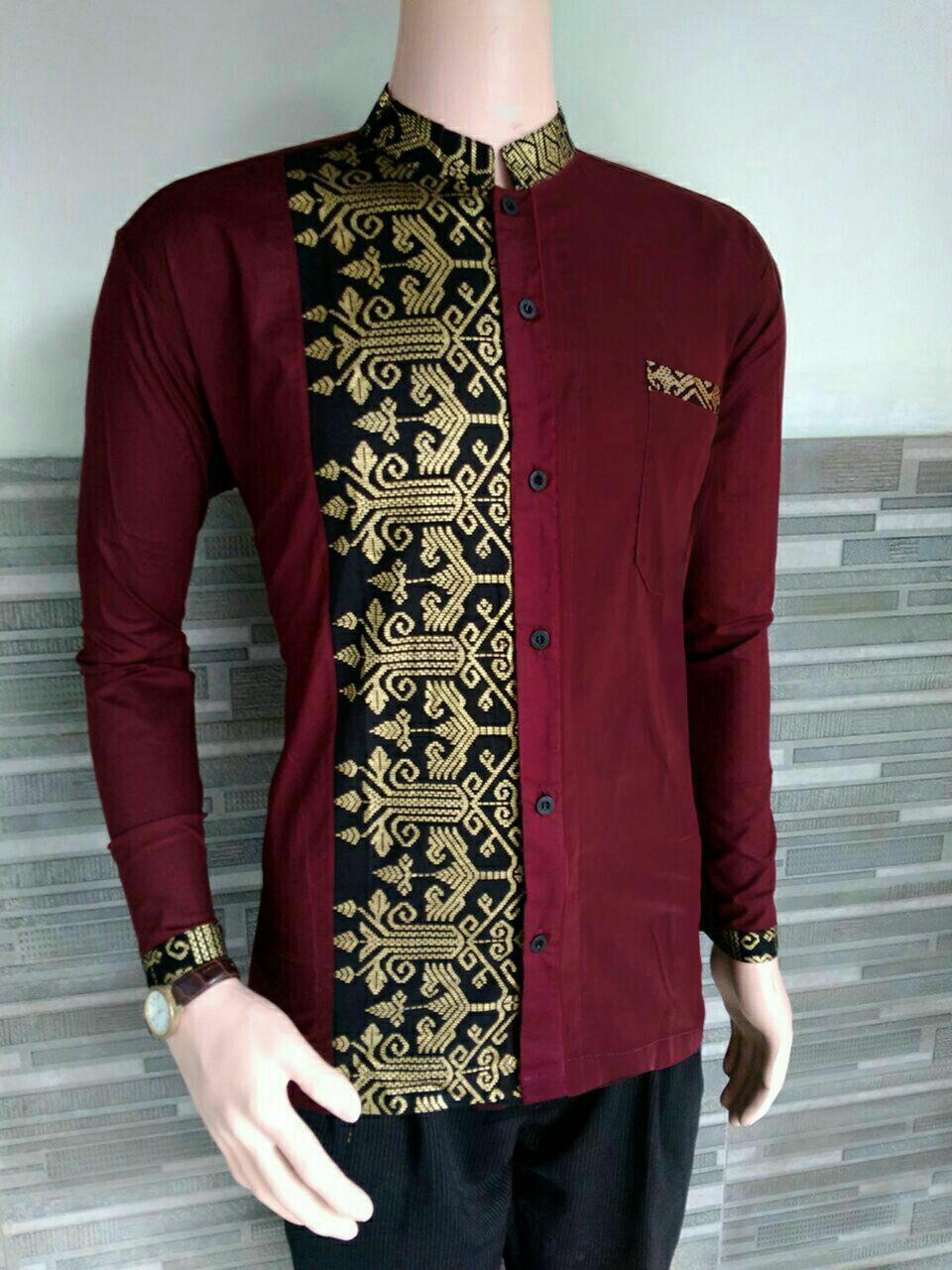KOKO kemeja batik modern (motif songket)