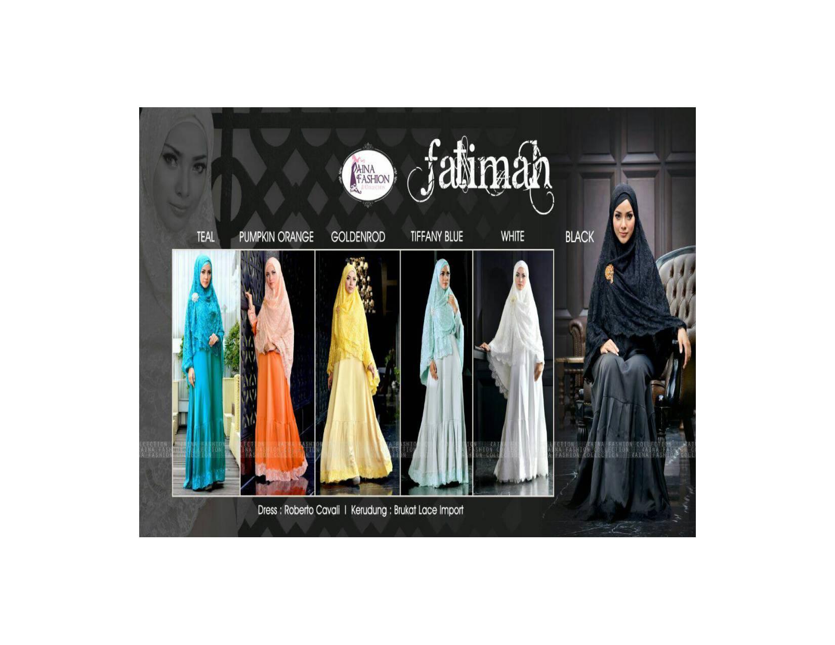 gamis FATIMAH BY AINA FASHION