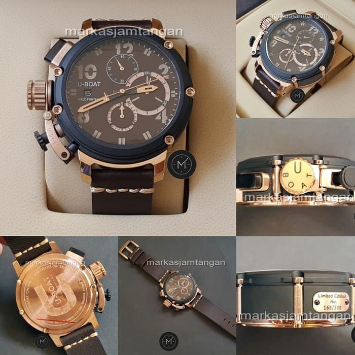 Jam Tangan Pria U-Boat Men Chimera UB-6495 Chronograph Leather