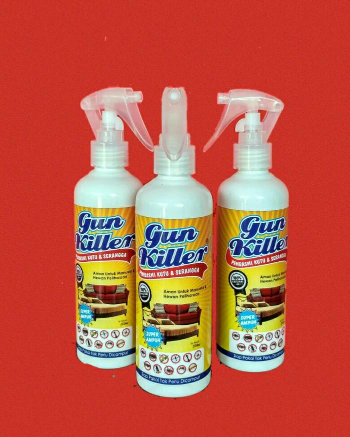 GUN KILLER OBAT PEMBASMI KUTU KASUR DAN SOFA,SEMPROTAN KUTU @ kasur lipat busa springbed bayi inoac lipat lantai angin mobil murah