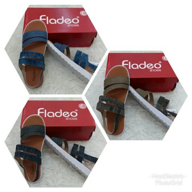 Fladeo - Sandal Branded Murah Variasi Grey sz 37