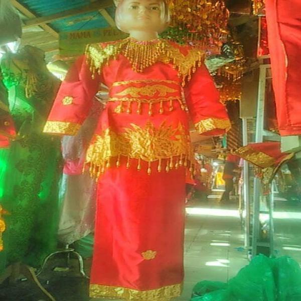 stelan penganten karnaval adat minang untuk tk sdo