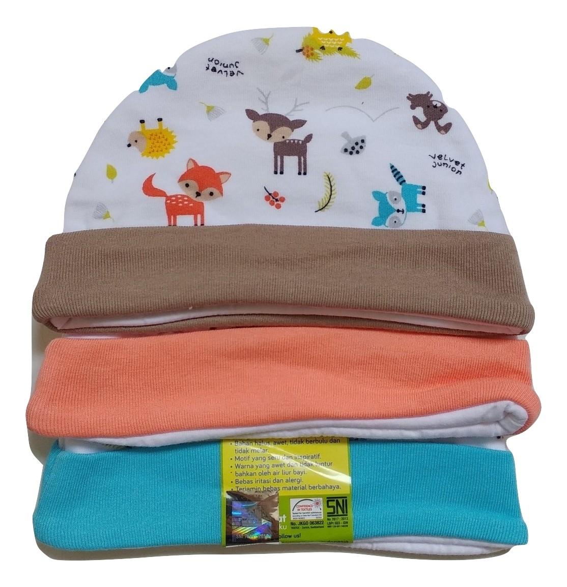 Jelova Angela 1pc Topi Baby Bayi Velveta - Unisex Random Colours