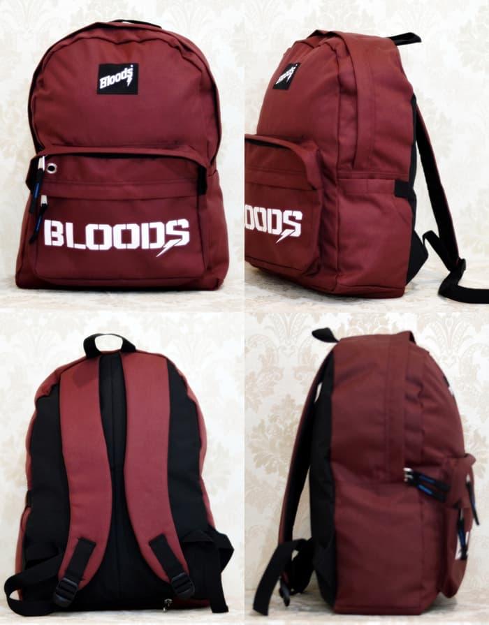 HARGA SPESIAL!!! Tas Ransel Sekolah Sport Import Bloods Original Free Raincover