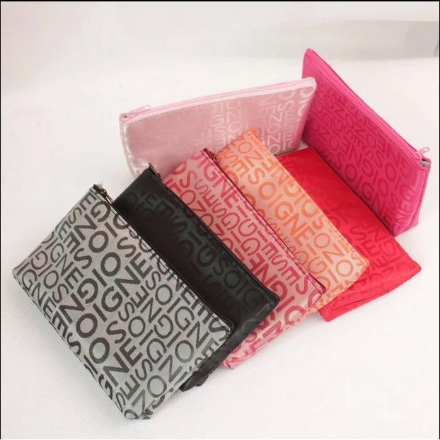 JUAL Tas Kosmetik Korea Motif Abjad / Korean Cosmetic Bag