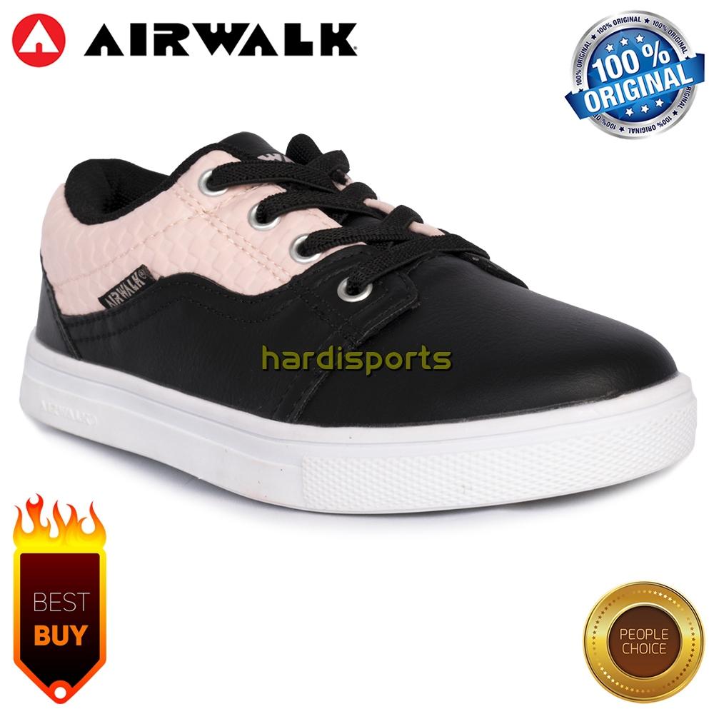 Sepatu Casual Sneaker Anak Airwalk Jarri JR (G) AIW17CXG1134 - Black Pink