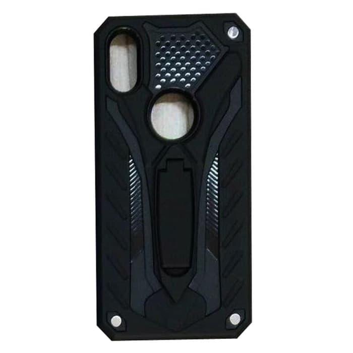 OS Spigen Iron Kick Stand Arruged Oppo A3S - Hitam