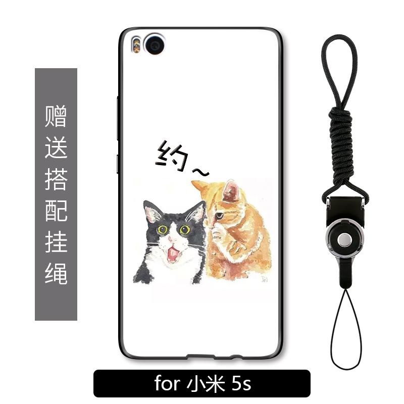 Some Selubung Ponsel Xiaomi Selubung 5 Splus Karakter Lima Tali Gantungan