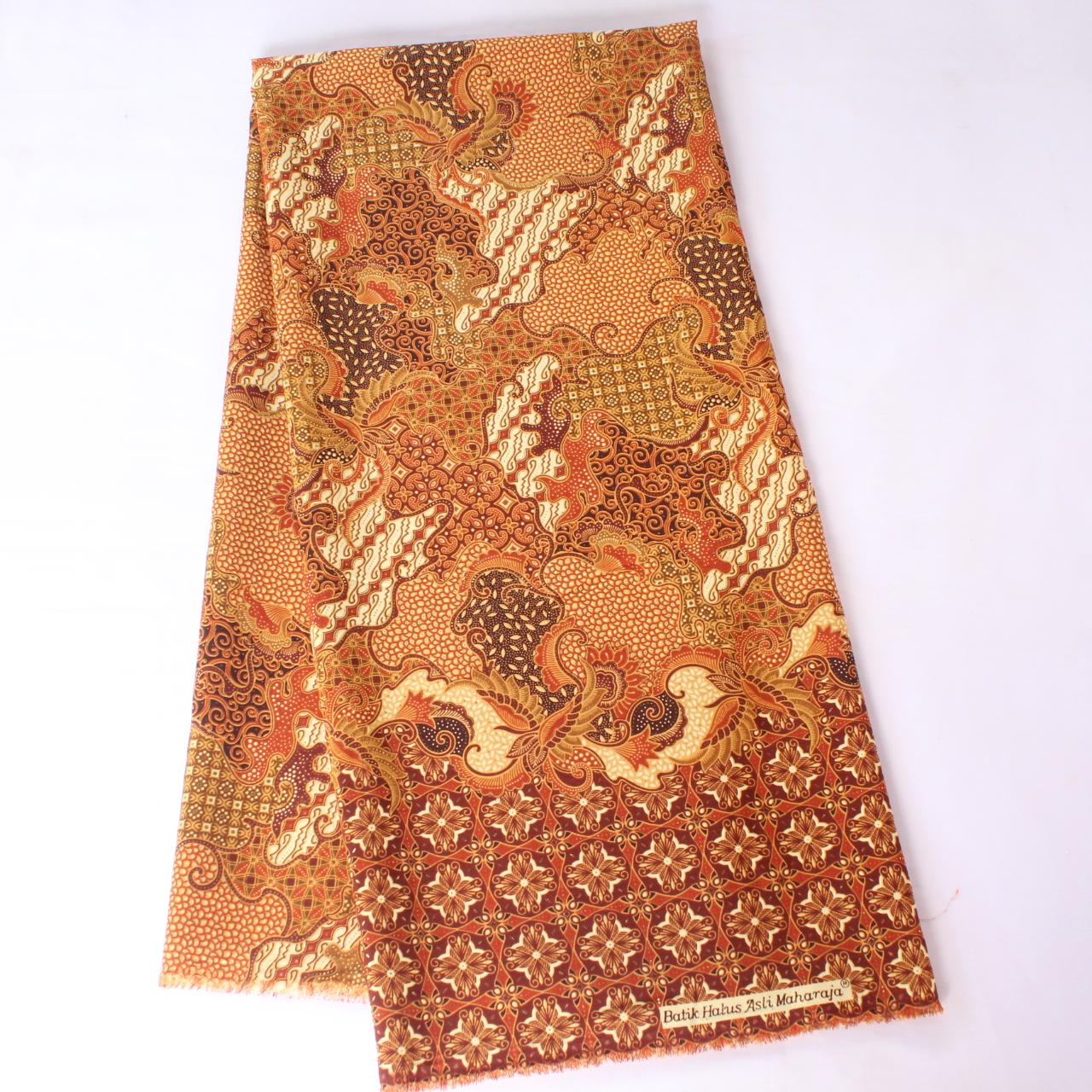 KBS021 Kain Batik Meteran Semi Sutra Bawahan Kebaya Modern Bahan