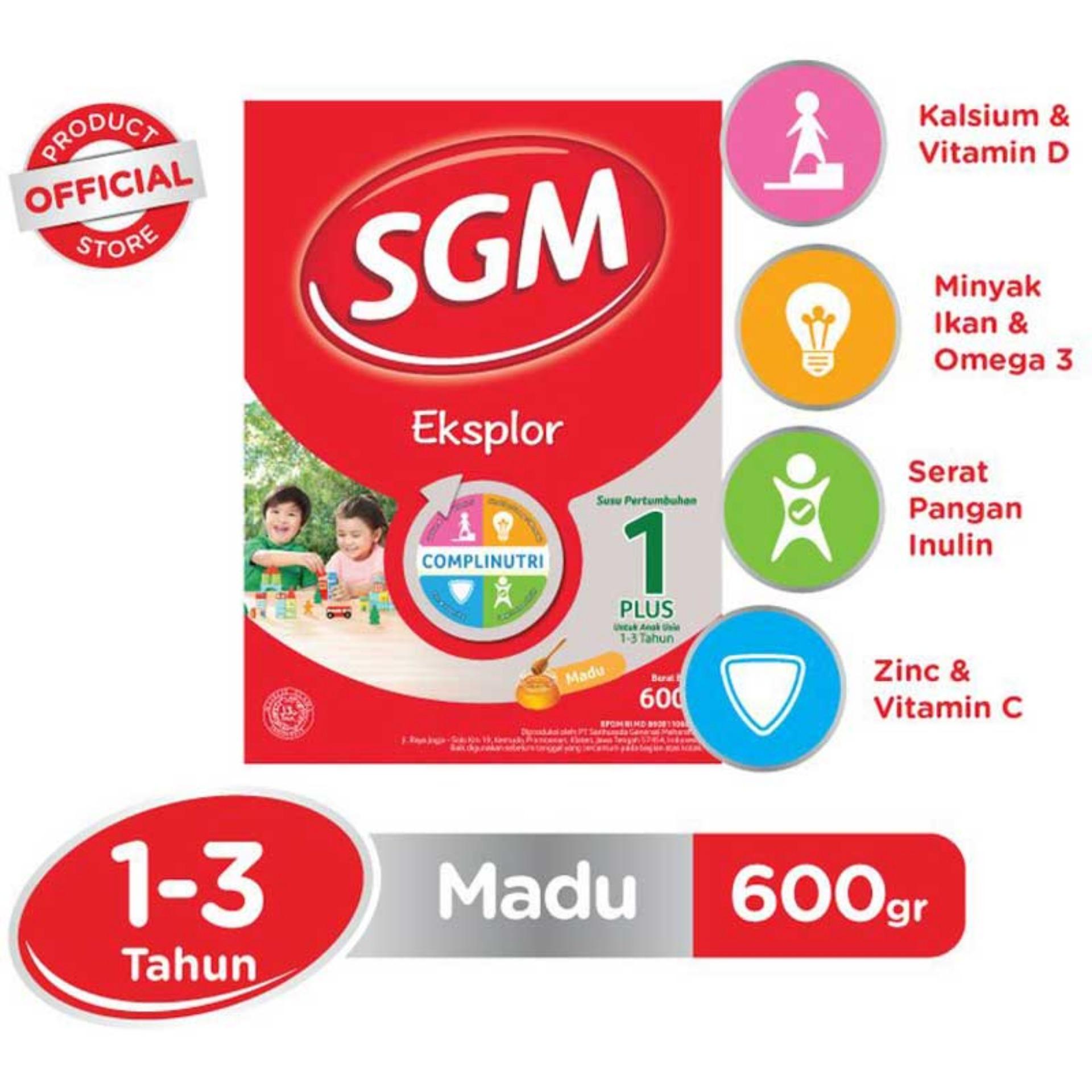SGM Eksplor 1+ Madu Box 600g