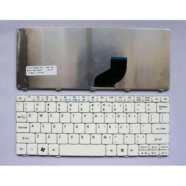 ACER Keyboard ACER AO 532 D255 D260 D257 D522 D270 Happy White Putih