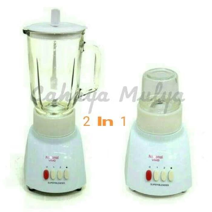 HOT PROMO!!! Blender National Viva 2 in 1 MX-T11GN Kaca - 7z3TDe