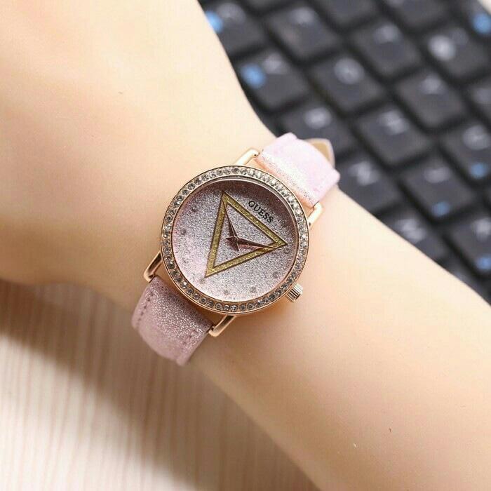 LARIS jam tangan guess wanita / jtr 1089 pink BEST SELLER