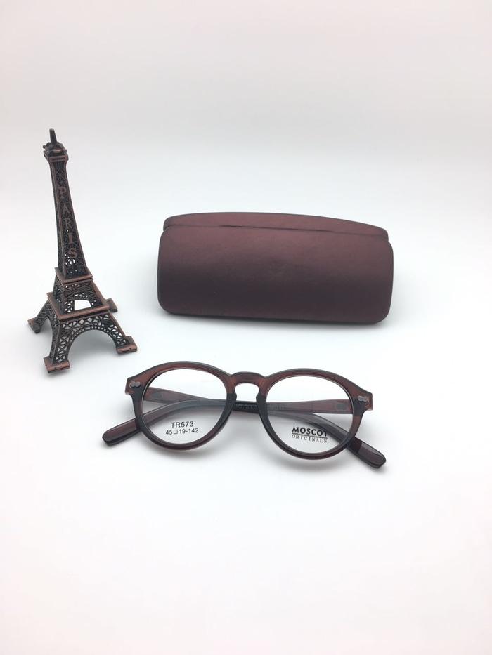 Frame Kacamata Minus Moscot Miltzen TR573 Coklat