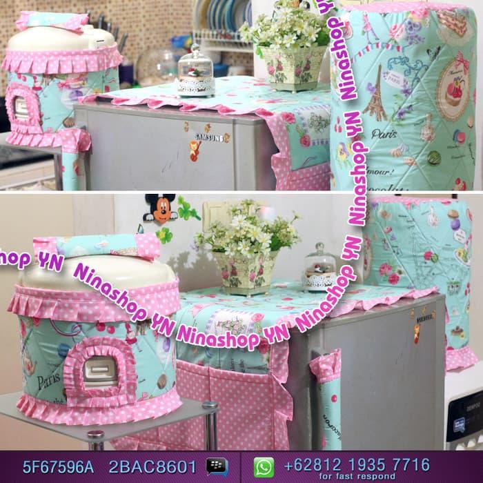 BEST SELLER!!! GKM Sarung Galon, Cover Kulkas, Tutup Kulkas motif - FiX0sf