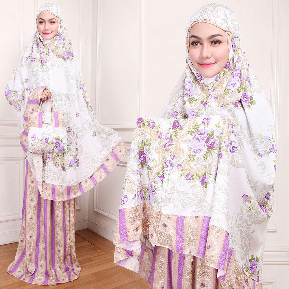 khorsyi-mukena dewasa set atasan perlengkapan sholat hijab mukena rayon bali sakura