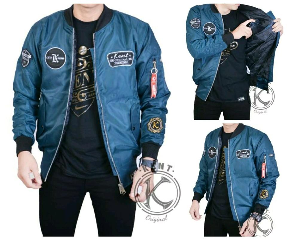 Jaket Bomber Pilot Anti Air Waterproof Premium Quality Untuk Pria