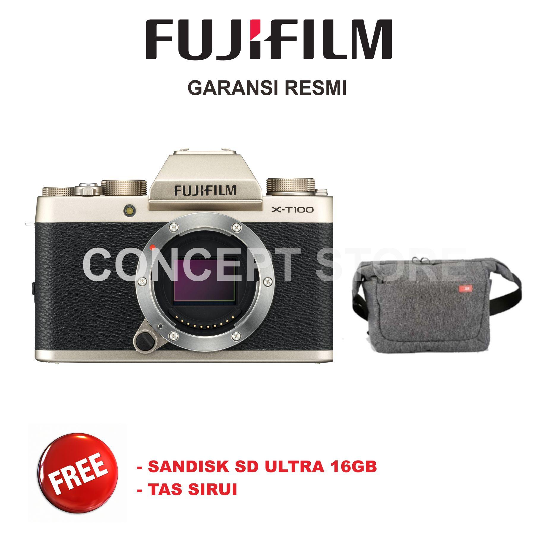 Fujifilm X-T100 Kamera Mirrorless Body Only . XT100 . X T100