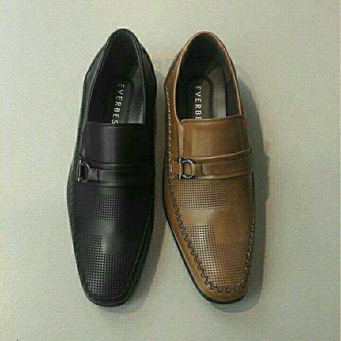Sepatu Pria EVERBEST ORI Murah / SALE / BLACK / Man Shoes / Pantofel - qlBGbp