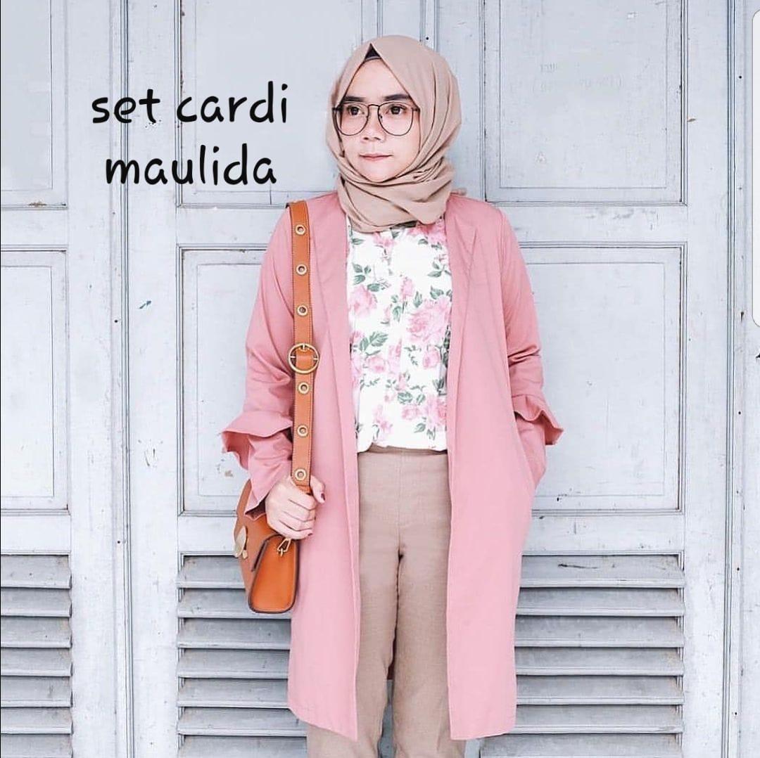 Lazda/VR/Cd maulida pink/cardigan wanita/cardigan murah/fashion wanita/