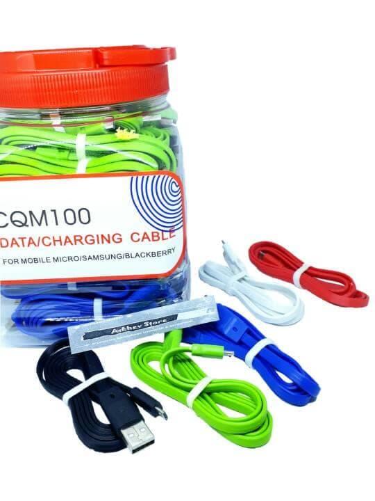 Kabel data Compatible For Micro Usb Qtop samsung,oppo,xiaomi,lenovo,asus,bb dll 100cm