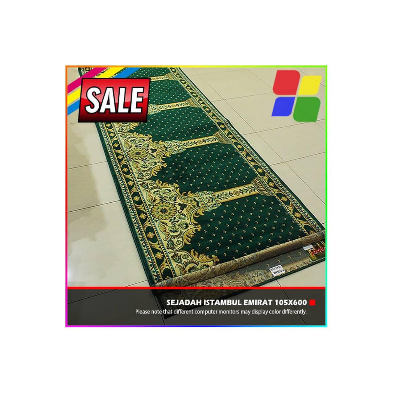 PROMO Sajadah Karpet Msjid Mushola Import Istambul Emirat 105x600cm