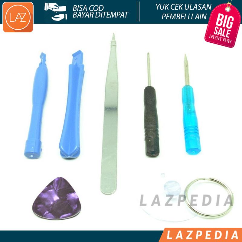 Laz COD - Repair Opening Tools Kit Set for iPhone 4/5/6/6 Plus / Digunakan Untuk Membuka Body iPhone / Dapat 7 Jenis Tools / Biru - Lazpedia A6
