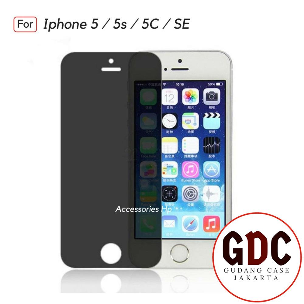 Accessories Hp ANTI SPY Tempered Glass Premium Screen Protector Privacy For Iphone 5 / 5s / 5C / SE